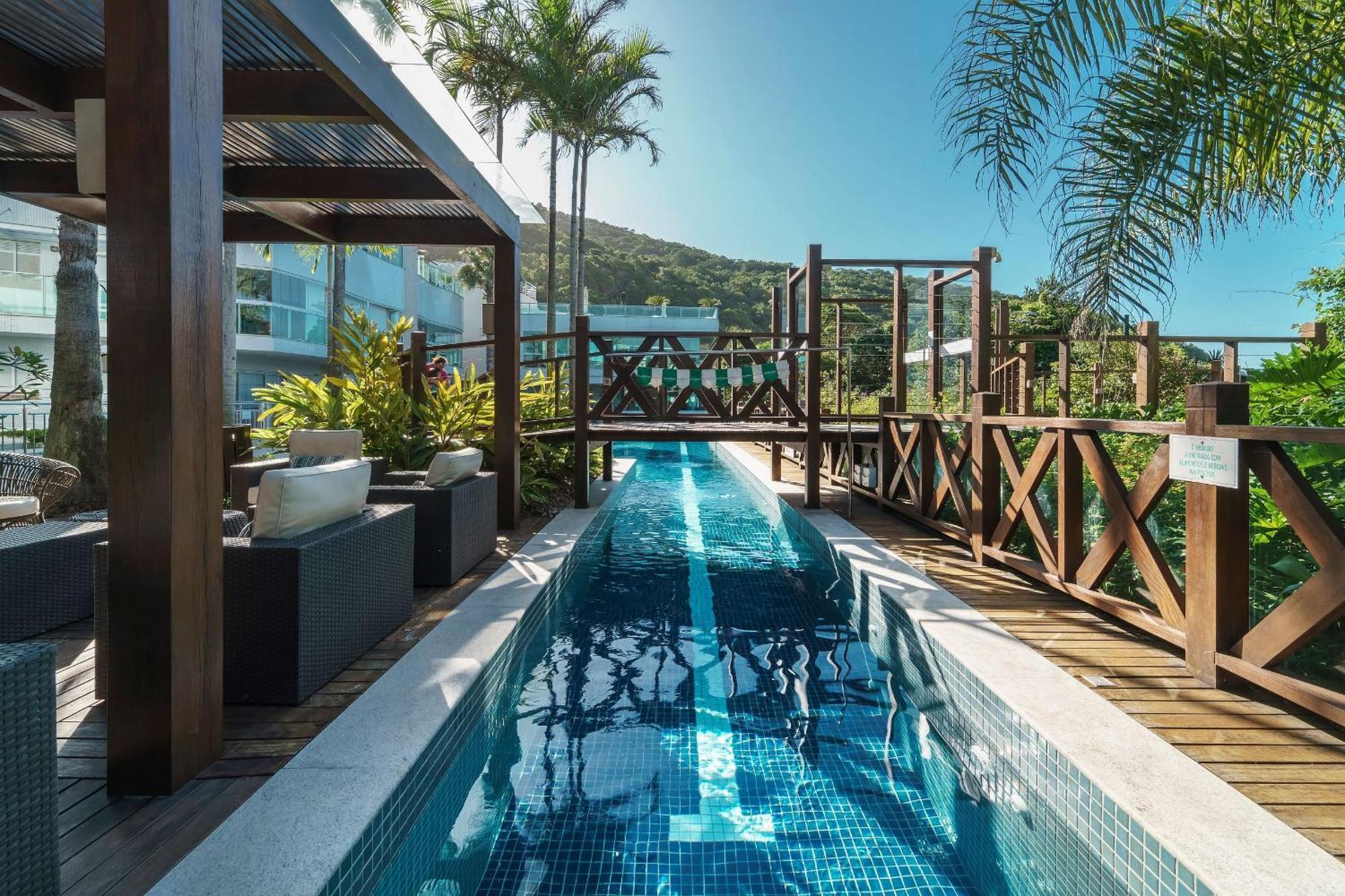 Varandas Do Atlantico 101A - Excelente Apartamento Em Condominio De Luxo A Beira Mar - Piscina Climatizada - Academia - Bombinhas Exterior foto